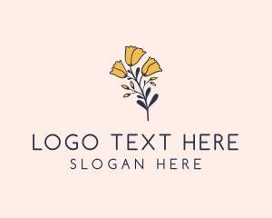 Organic Botanical Flower logo