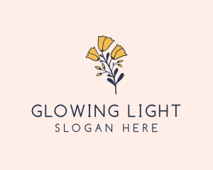 Organic Botanical Flower Logo