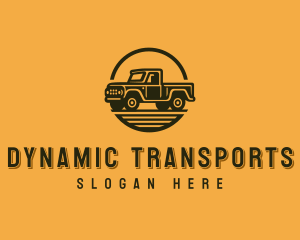 Transportation Truck Vehicle logo design