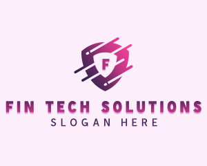 Cyber Tech Shield  logo design