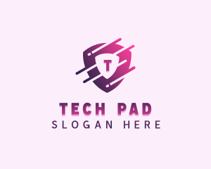 Cyber Tech Shield  logo design