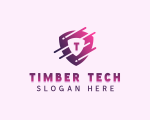 Cyber Tech Shield  logo design