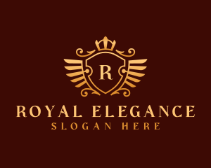 Royal Crown Wings logo design