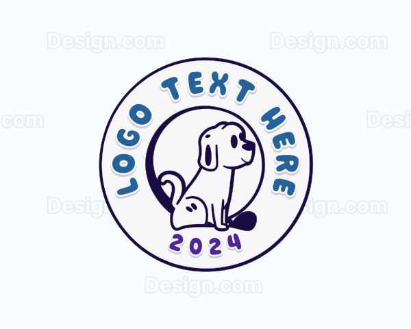 Puppy Dog Grooming Logo