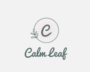 Leaf Wellness Spa logo design