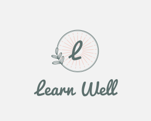 Leaf Wellness Spa logo design