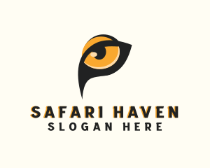 Safari Lion Eye logo design