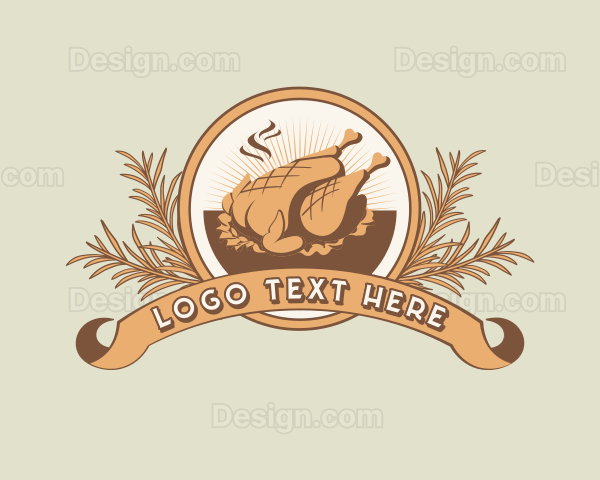 Roast Chicken Turkey Logo