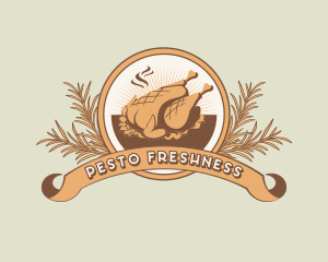 Roast Chicken Turkey logo design