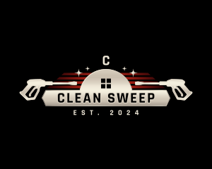 Clean Roof Pressure Wash logo design