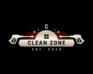 Clean Roof Pressure Wash logo design