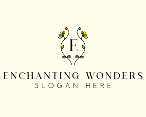 Natural Flower Garden  logo design