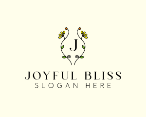 Natural Flower Garden  logo design