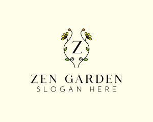 Natural Flower Garden  logo design