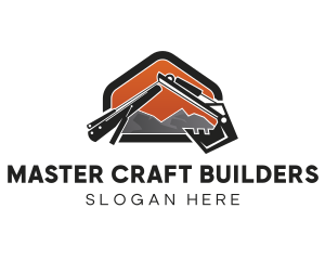 Excavator Mining Builder logo design