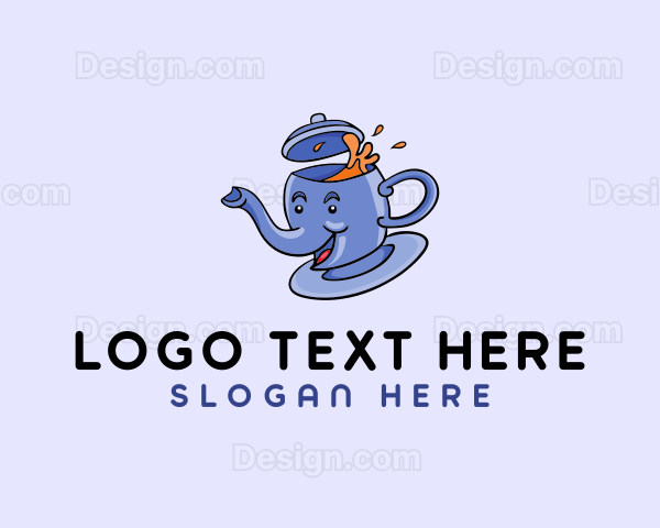 Elephant Tea Beverage Logo