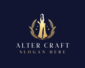 Luxury Elegant Gown logo design