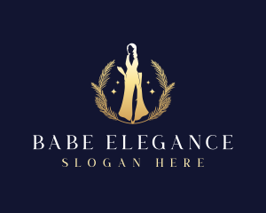 Luxury Elegant Gown logo design