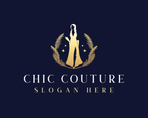 Luxury Elegant Gown logo design