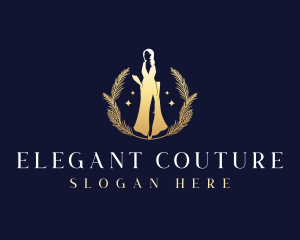 Luxury Elegant Gown logo design