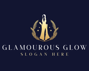 Luxury Elegant Gown logo design