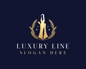 Luxury Elegant Gown logo design