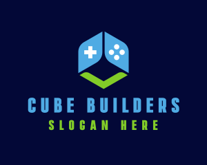 Gaming Controller Cube logo design