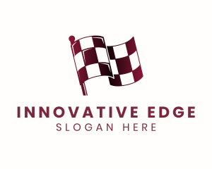 Automotive Racing Flag logo design