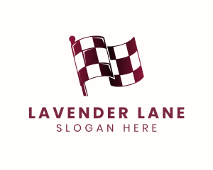 Automotive Racing Flag logo design