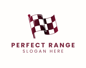 Automotive Racing Flag logo design