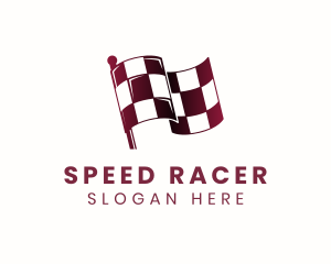 Automotive Racing Flag logo