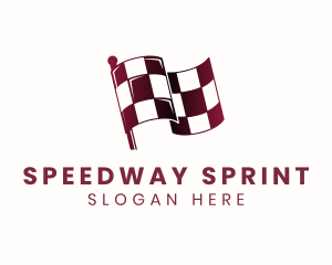 Automotive Racing Flag logo