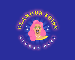 Drag Queen Performer logo design