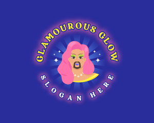 Drag Queen Performer logo design