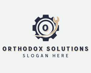 Machinist Wrench Tool logo design