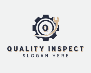 Machinist Wrench Tool logo design