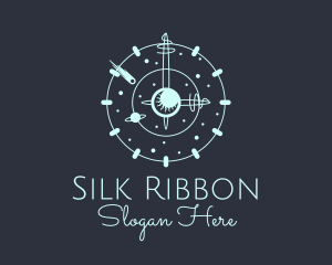 Solar System Clock logo design