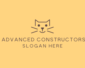 Pet Cat Veterinary logo design