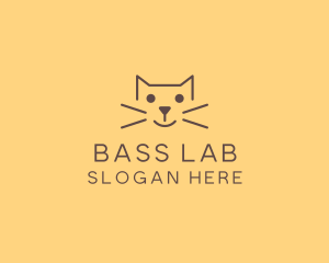 Pet Cat Veterinary logo design