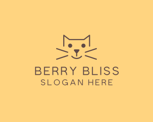 Pet Cat Veterinary logo design