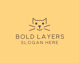 Pet Cat Veterinary logo design