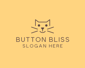 Pet Cat Veterinary logo design