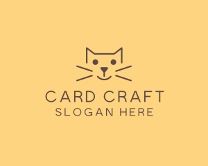 Pet Cat Veterinary logo design