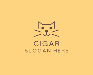 Pet Cat Veterinary logo design