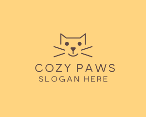 Pet Cat Veterinary logo design