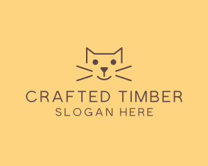 Pet Cat Veterinary logo design