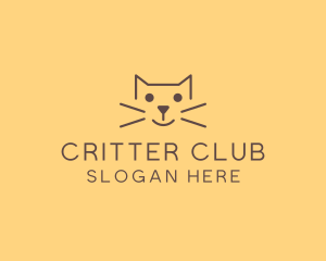 Pet Cat Veterinary logo design