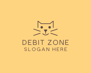 Pet Cat Veterinary logo design