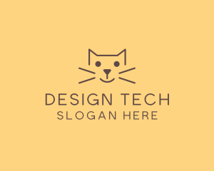 Pet Cat Veterinary logo design