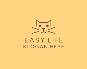 Pet Cat Veterinary logo design